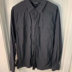 Mens Button Down The North Face Size Medium